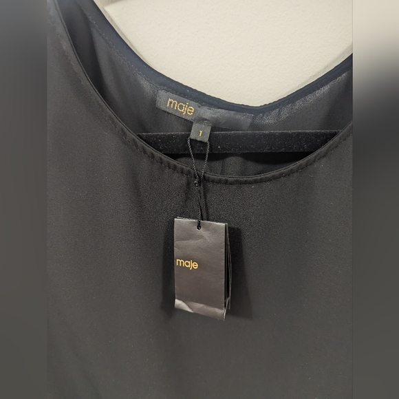 Maje black blouse - Picture 4 of 4